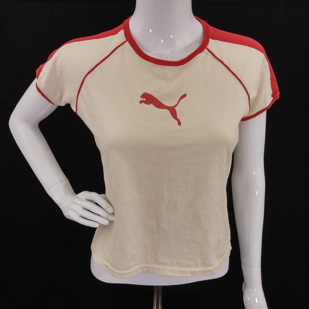 PUMA Shirt HIGH Cut TOP Womens PUMA T-Shirt Sz Small Sz Medium